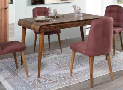 Dining room Dining set Furniture Set Suite Seat Dining table Upholstery 5pcs.